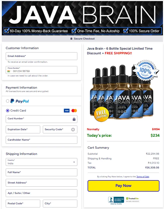 Java Brain Supplement